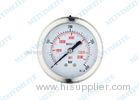 63mm Stainless steel pressure gauge filled with glycerin back with bayonet bezel