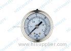 63mm SS pressure gauge with glycerine filled stainless steel movement and tube
