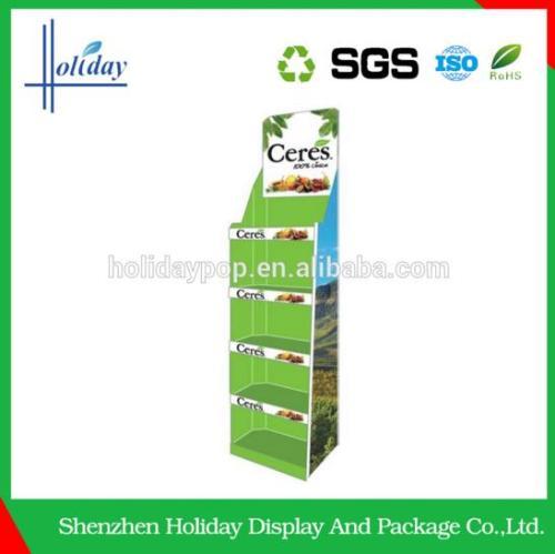 Economy mineral water bottle soft drink display rack stand