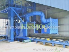 Pass Through Type H Beam Shot Blasting Machine