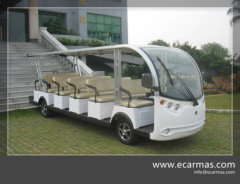 ECARMAS 14 seats electric open bus for sale