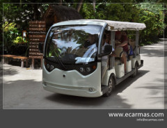 ECARMAS 14 seats electric open bus for sale