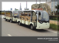 ECARMAS 14 seats electric open bus for sale