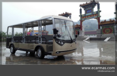 ECARMAS 23 seats electric open bus for people shuttle