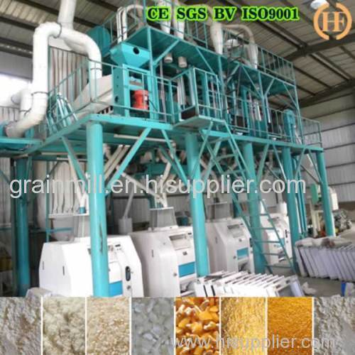 Fully automatic corn maize milling machine price