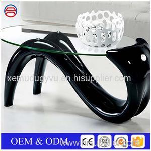 Oval Clear Tempered Glass Coffee Table Tops
