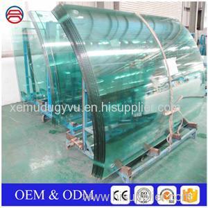 Curved Tempered Low E Glass Curtain Walls