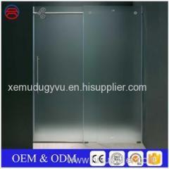 Shower Sliding Doors Frosted Tempered Glass For Bathroom