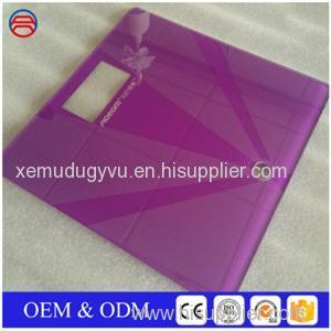 2-8mm Rectangle Silkscreen Printing Tempered Glass Panels For Digital Scale