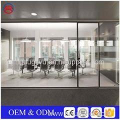 Office Interior Frameless Laminated Glass Partitions