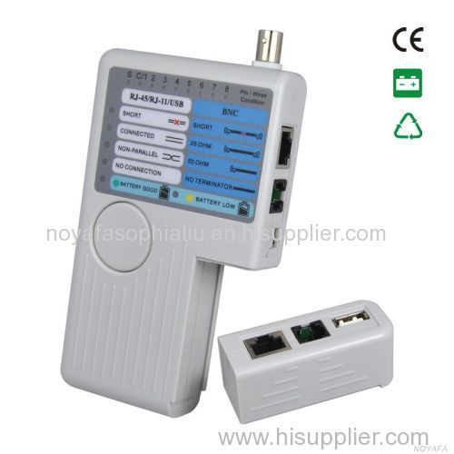 lan network cable telephone line coxical cable tester