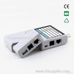 4 in 1 lan network cable telephone line coxical cable tester