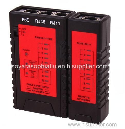 POE tester rj11 rj45 Cable tester