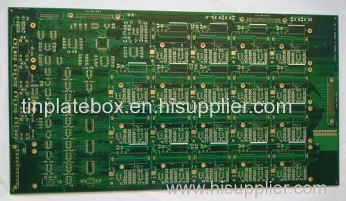 Immerision Gold multi-layer Printed Circuits Board (PCB) with aspect ratio 8:1 for communication Solution