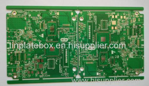 Immersion Gold double side Printed Circuits Board (PCB) with multi-unit impedance strict line width tolerance