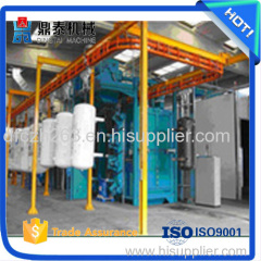 Hanging chain shot blasting machine/die casting blasting derusting machine