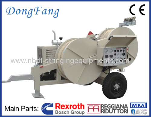 60 KN Cable Tension Stringing Equipment with Germany Rexroth pump