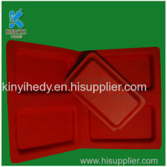 Biodegradable recycling material colorful packaging trays