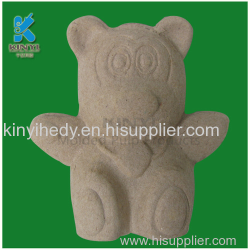 Biodegradable recycling material molded pulp paper crafts