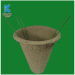 Custom biodegradable bagasse material pulp flower seeds pot