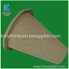 Custom biodegradable bagasse material pulp flower seeds pot