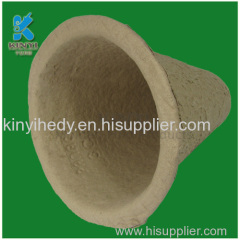 Custom biodegradable bagasse material pulp flower seeds pot