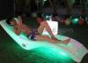 Outdoor Using Plastic waterproof sun Lounge for hotel swimming pool