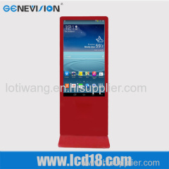 Floor Stand Alone Advertising Lcd Display Digital Signage Lcd Motion Sensor 3g Totem