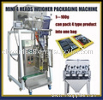 Tea weighing and packing machine