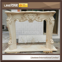 Natural Stone Fine Sculpture Fireplace