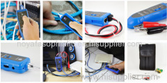 Network cable & telephone cable tester & wire tracker