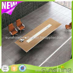 Newest Design High Quality 12 Person Long Meeting Table Luxury Conference Table With Aluminum Edge-banding