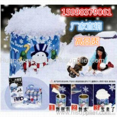 Artificial snow Instant Snow Christmas Craft Snow for home decoration and children toys magic toys