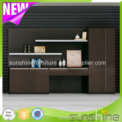 High End Modern American Simple Style High Quality Melamine Board File Cabinet With Aluminum Edge-banding