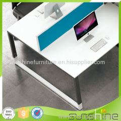 Simple Style Face to Face Office Cross 4 Seats Workstation