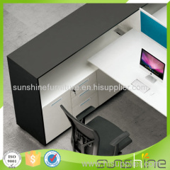 Simple Style Face to Face Office Cross 4 Seats Workstation