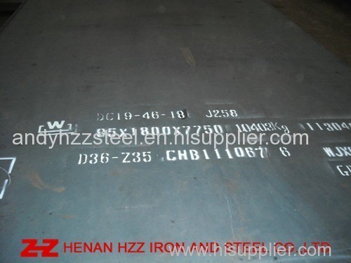 ASTM A131 FH36 Steel Plate Shipbuilding Steel Sheet