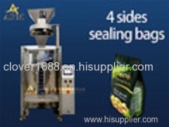 Nuts VFFS 4 sides sealing packing machine