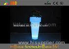 Environmentally friendly PE material LED Flower Pot for decorations