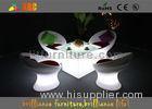 Wireless Remote Control LED Coffee Tables / bar table with glass top