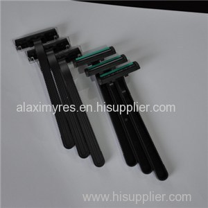 Non-slip Ribber Toothed Handle Disposable Razor