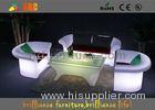 Waterproof PE Club LED Sofas With Wireless Remote Control