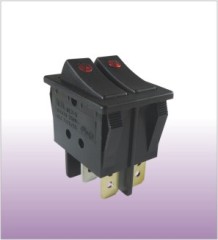 micro double-pole rocker switch