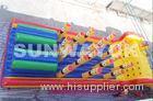 Rent Huge backyard SpongeBob tunnel Inflatable Obstacle Course