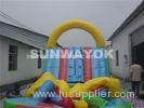 Huge Flame retardant Inflatable Obstacle Course fireproof plato TM For Kids