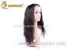 Black Long Natural Wave 18" Full Lace Human Hair Wigs Tangle Free