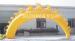 Outdoor Yellow Flame Inflatable Arch / Inflabalbe Gate For advertising