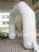 White advertising Inflatable Arch Rental With Waterproof 0.6mm PVC tarpaulin