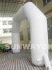 White advertising Inflatable Arch Rental With Waterproof 0.6mm PVC tarpaulin