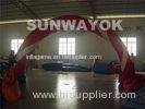 Custom Durable Giant Inflatable Flame Arch / inflatable finish line arch For Advertising